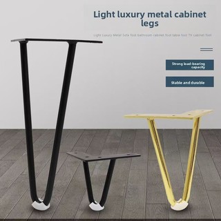 Pernas De Móveis De Metal Em Forma De V , Pés Reposição Para Casa DIY