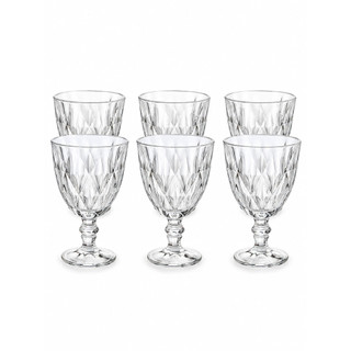 Jogo 6 Taças de Vidro Diamante 360 ml Original Line