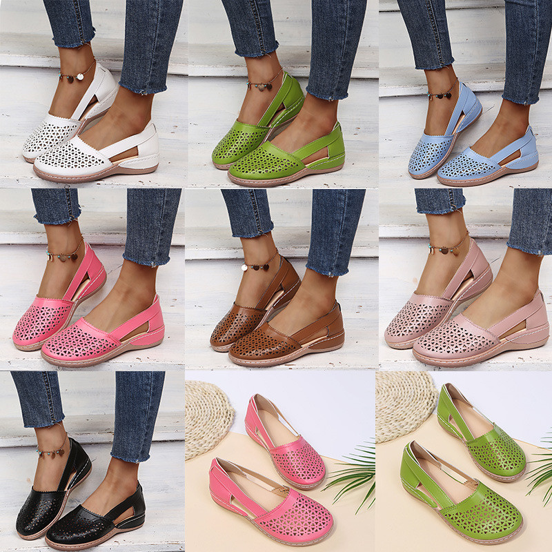 Sandálias femininas de verão, nova coleção 2026, salto plataforma, sapatos femininos confortáveis e elegantes para o ver
