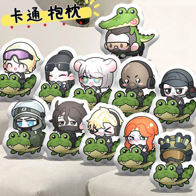 Delta crocodilo travesseiro Veyron abelha médico Mai Xiaowen Zoya boneca de pelúcia travesseiro em formato especial