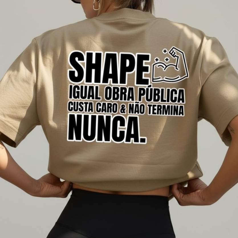 Camiseta Feminina Academia Básica Gym Blusa Confortável Estilosa Treino Fitness Camisa Musculação