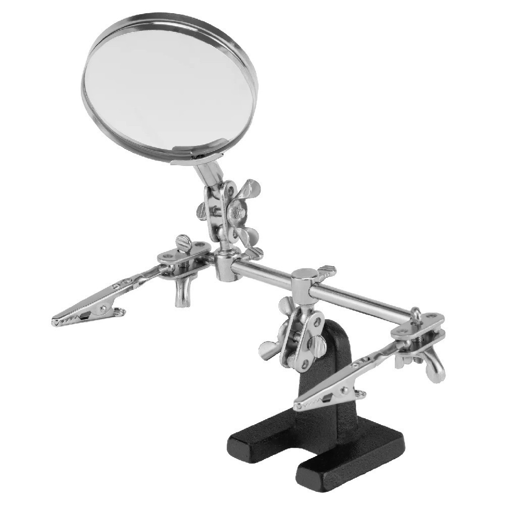 Lupa com garras e suporte para ferro de solda - 9146055 Sparta