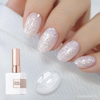 Esmalte em gel com glitter DoubleRhythm15ML, esmalte holográfico refletivo magnético, para uso profissional em salões e 