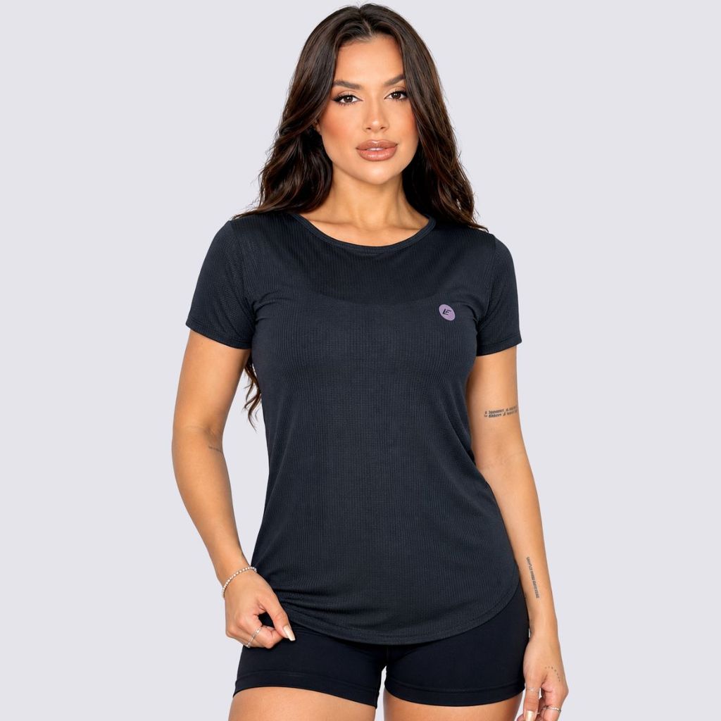 Camiseta Feminina Dry Fit Academia Treino Fitness Caminhada Musculação