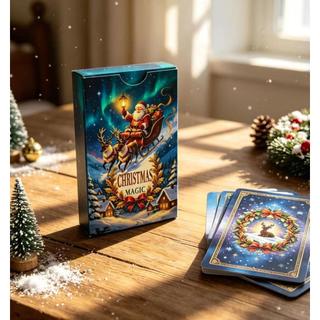 Festa em família indispensável cartas de jogo de natal 55 Designs mágicos lazer entretenimento presentes de feriado cole
