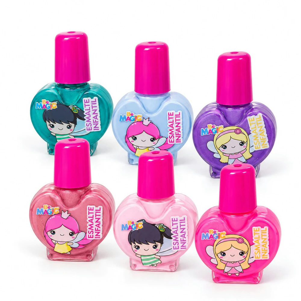Kit Esmalte Infantil Unhas Criança 3 Anos Dermatologicamente Testado Anvisa Sem Fragrância
