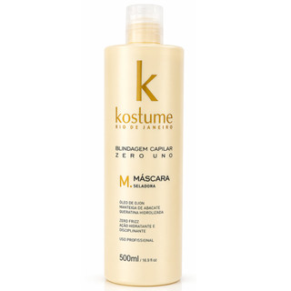 Blindagem Capilar Zero Uno Mascara Seladora Kostume 500ml