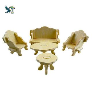 Mini Móveis Conjunto De Modelo De 34 Peças Casa De Boneca Simulação DIY Decoração De