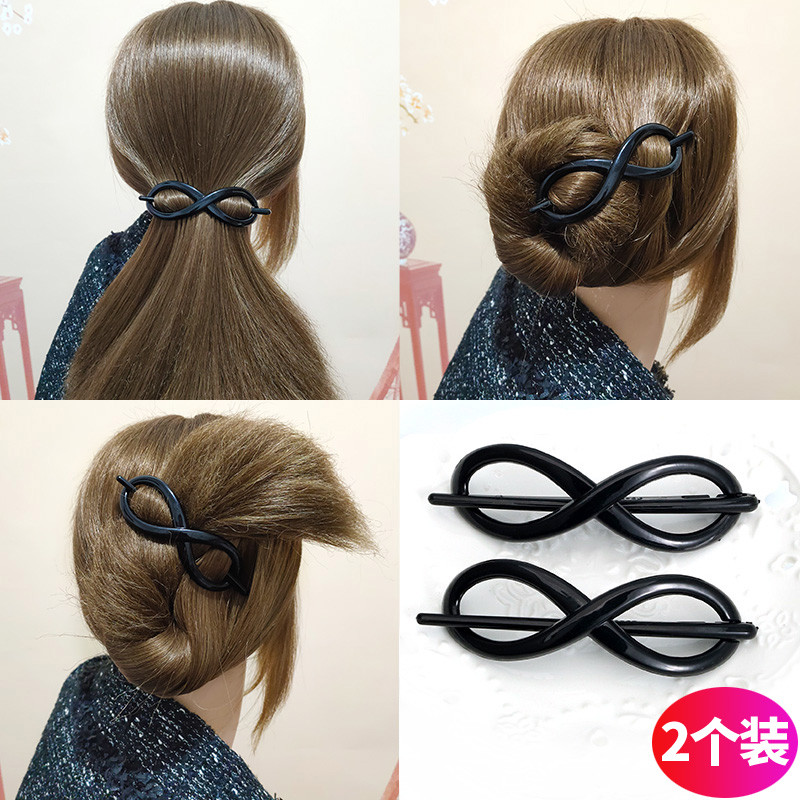 Acessórios de cabelo coreanos figura 8 nó hairpin oco clipe superior garfo de cabelo bobina hairpin Headdress feminino h