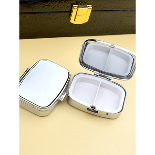 Caixa de jóias artesanal DIY portátil bonito Mini Metal pequena caixa de comprimidos pomada portátil caixa de armazename