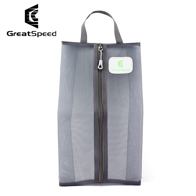 Saco de sapato de viagem saco de armazenamento de sapato de tênis malha respirável desodorante Badminton basquete sapato