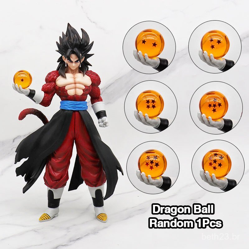 Dragon Ball Anime 30cm GT Son Goku Kakarotto Super Saiyajin Quatro Bonecos de Ação em PVC, Modelo de Coleção, Bonecos, B