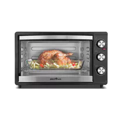 Forno Elétrico Britânia 43L Preto Dupla Resistência BFE43