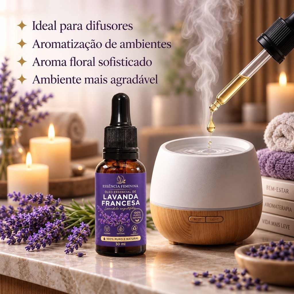 óleo essencial lavanda francesa 100% puro 30 ml — imagem 2 de 2