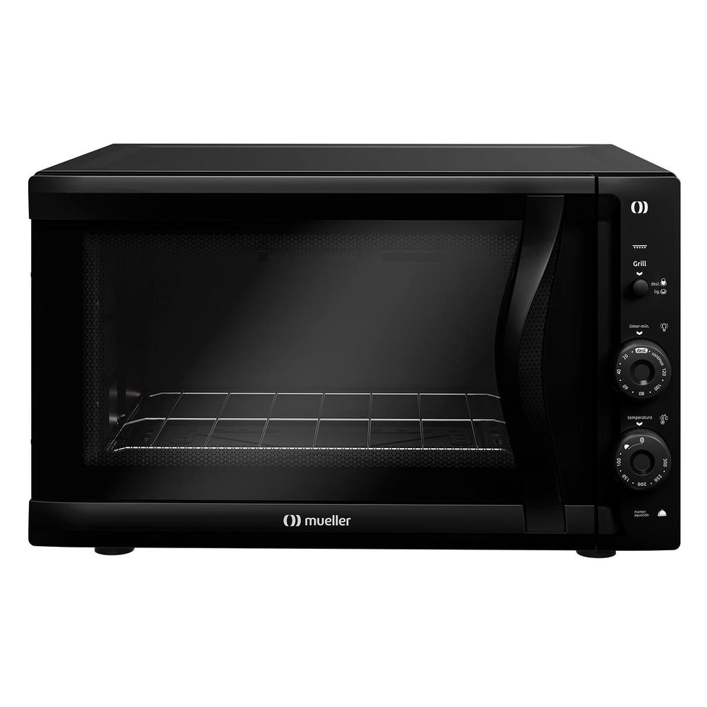 Forno Elétrico Mueller MFB50F 50 Litros com Vidro Duplo - Preto — foto 2