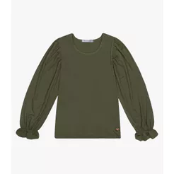 Blusa Infantil Manga Longa Trick Nick Verde