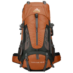 MOCHILA TRILHA ALPINISTA MALA CAMPING IMPERMEAVEL LARANJA WCT FITNESS
