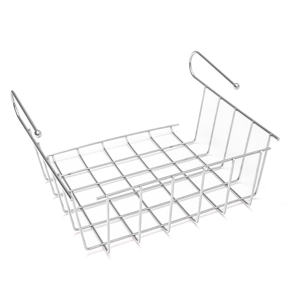 Organizador Armário Encaixe Use 12,5x24cm Aço Gaveta Suspensa Cozinha Banheiro Lavanderia Arthi