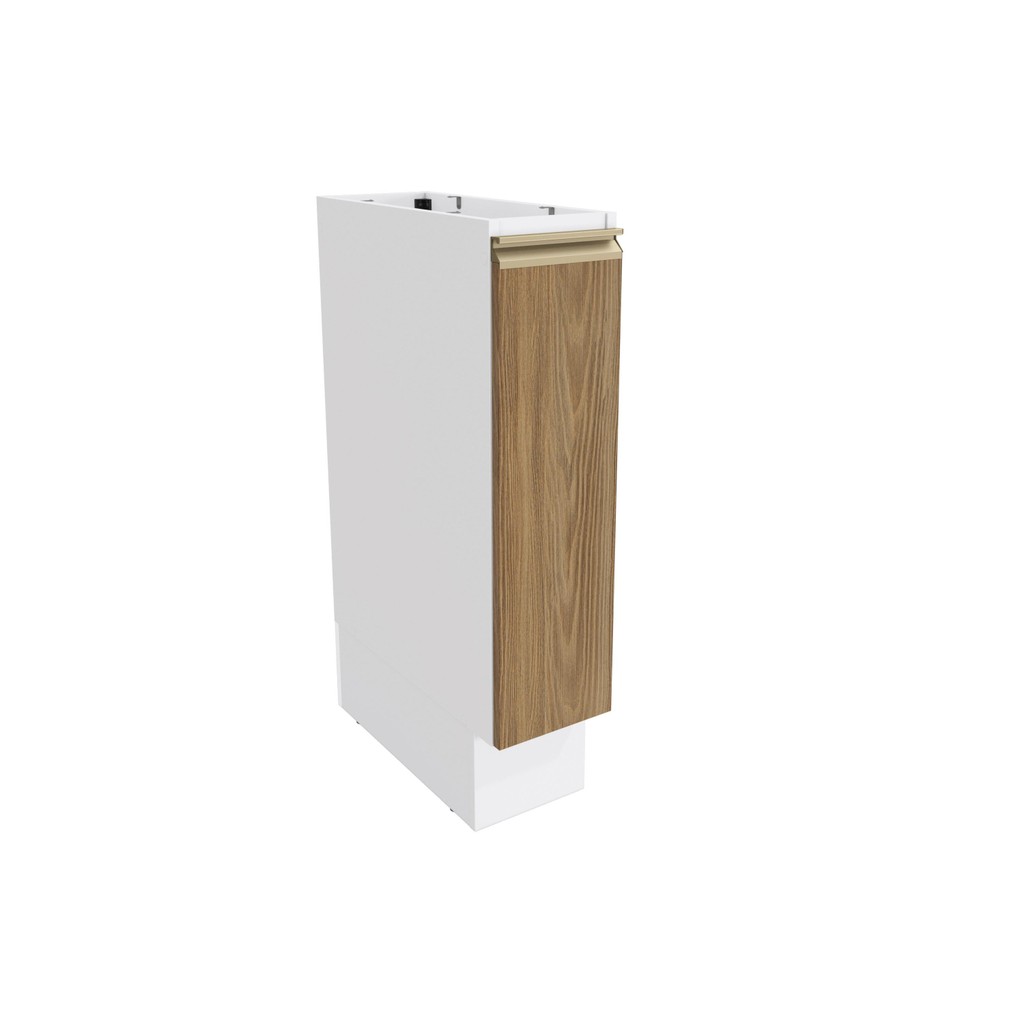 Nicho Porta Condimentos Celeste Kappesberg 100% MDF Branco/Nogueira 20cm em Oferta na Shopee
