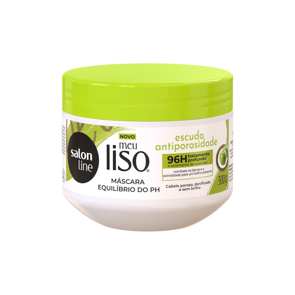 Máscara Equilíbrio do PH Meu Liso Escudo Antiporosidade 300g em Oferta na Shopee