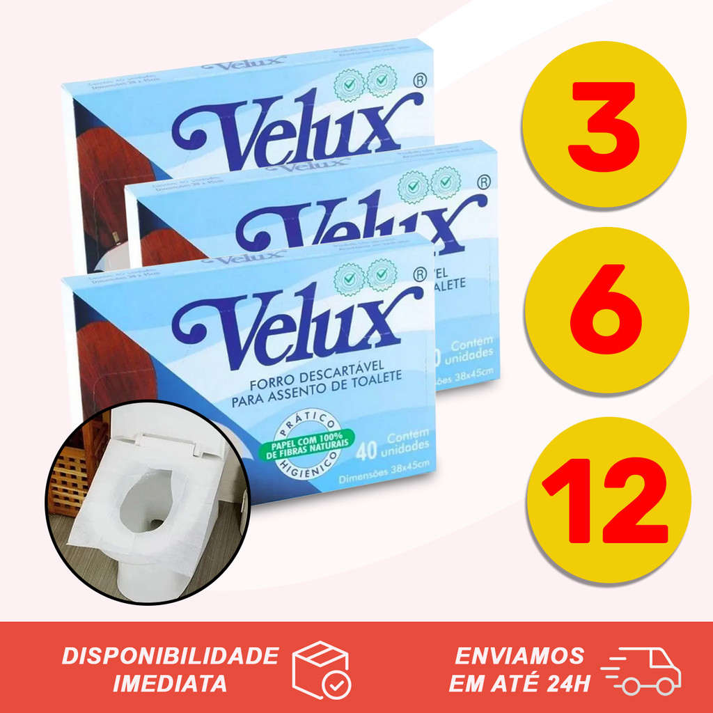 KIT PROMOCIONAL  Forro Papel Protetor Descartável Para Assento Vaso Sanitário Banheiro Ideal Para Proteção Feminina