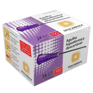 Agulha HiPodérmica Descartável 20x0,55 Descarpack 100 Unidad em Oferta na Shopee