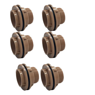 Kit 6 Adaptador Caixa D´Água Flange 25mm 3\4 C\ Vedação GKL em Oferta na Shopee