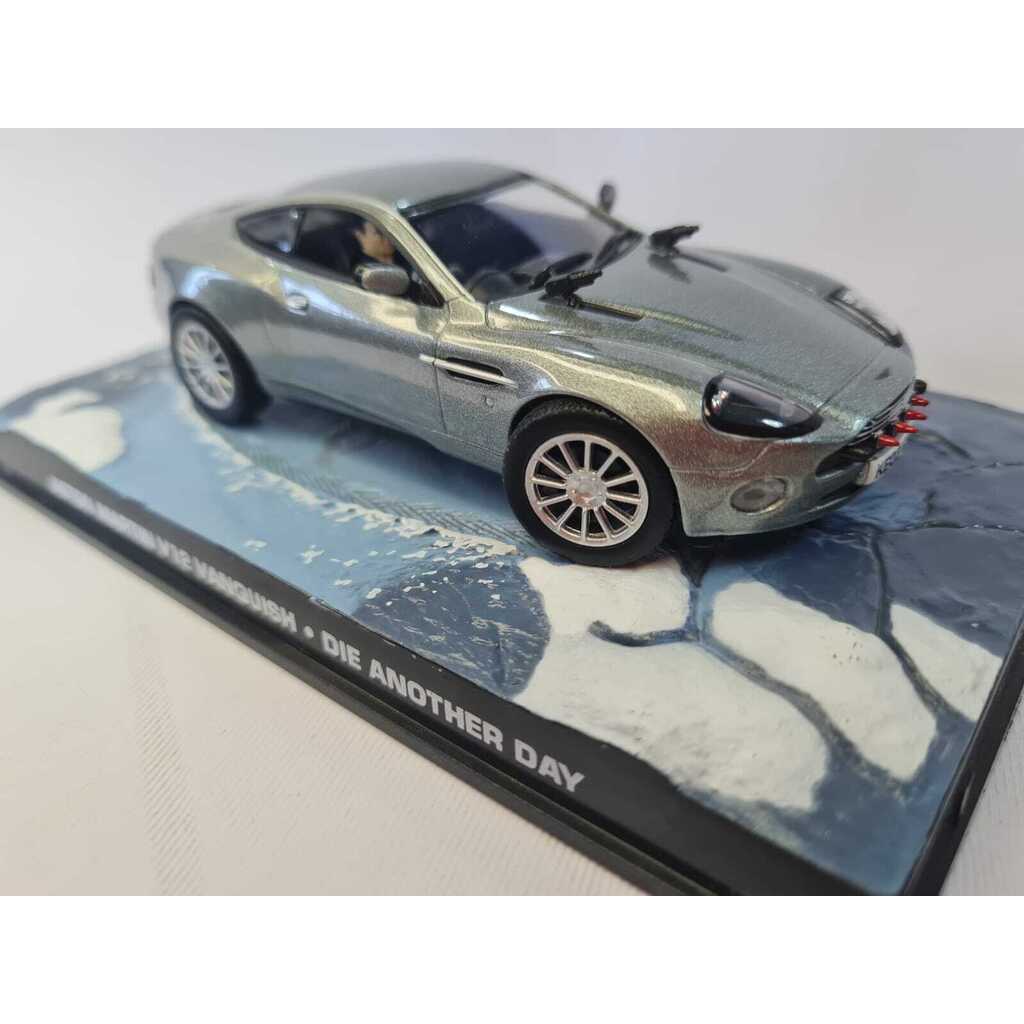 Aston Martin V12 Vanquish Miniatura Coleção 007 James Bond Eaglemoss