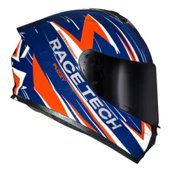 CAPACETE RACE TECH HIT FUZZY LARANJA