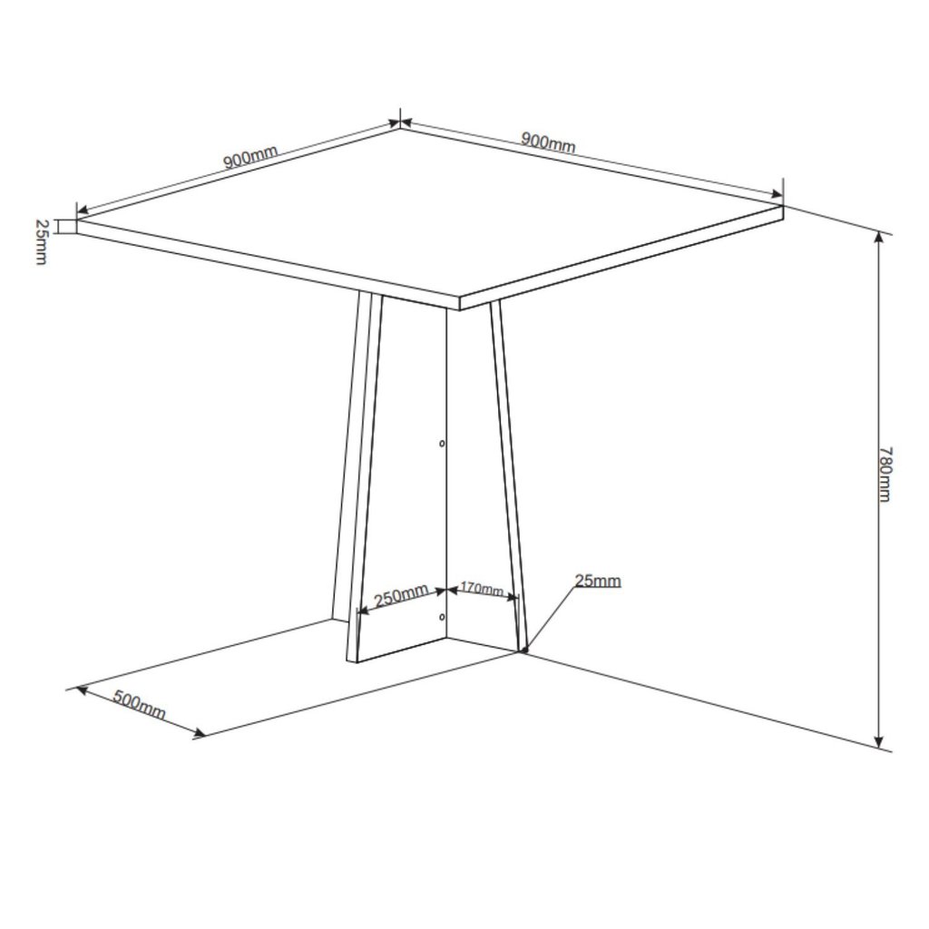 Detalhes do Conjunto Canto Alemão com Baú Trento Mesa Quadrada com Vidro 90x90 e 2 Cadeira Venus em Mdp/mdf Mel/Marfim/Off White
