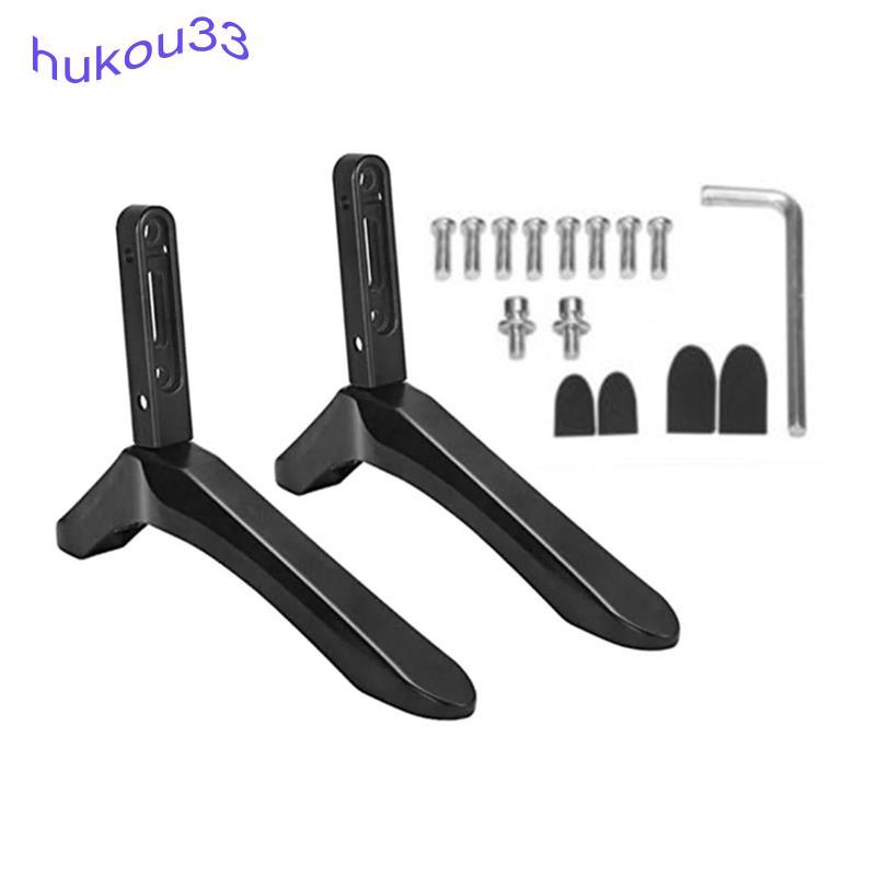 Aço Universal Para Suporte De Pedestal De Base De TV De 32-65 Polegadas Com Riser De Liga De Alumínio Telas LCD