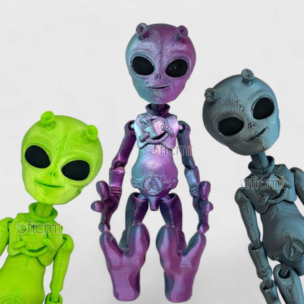 Alien Articulado Brinquedo ET Fidget Toy Boneco Alienígena Sensorial Presente Criativo