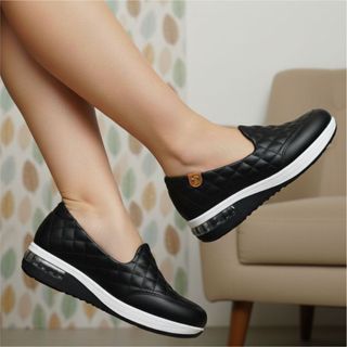 Tênis Slip On Feminino Modare Ultraconforto Gel Tech Bolhas em Oferta na Shopee