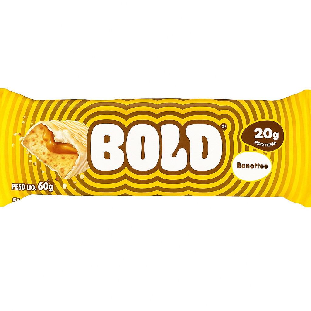 Barra de Proteína BOLD Unidade 60g - Banoffe