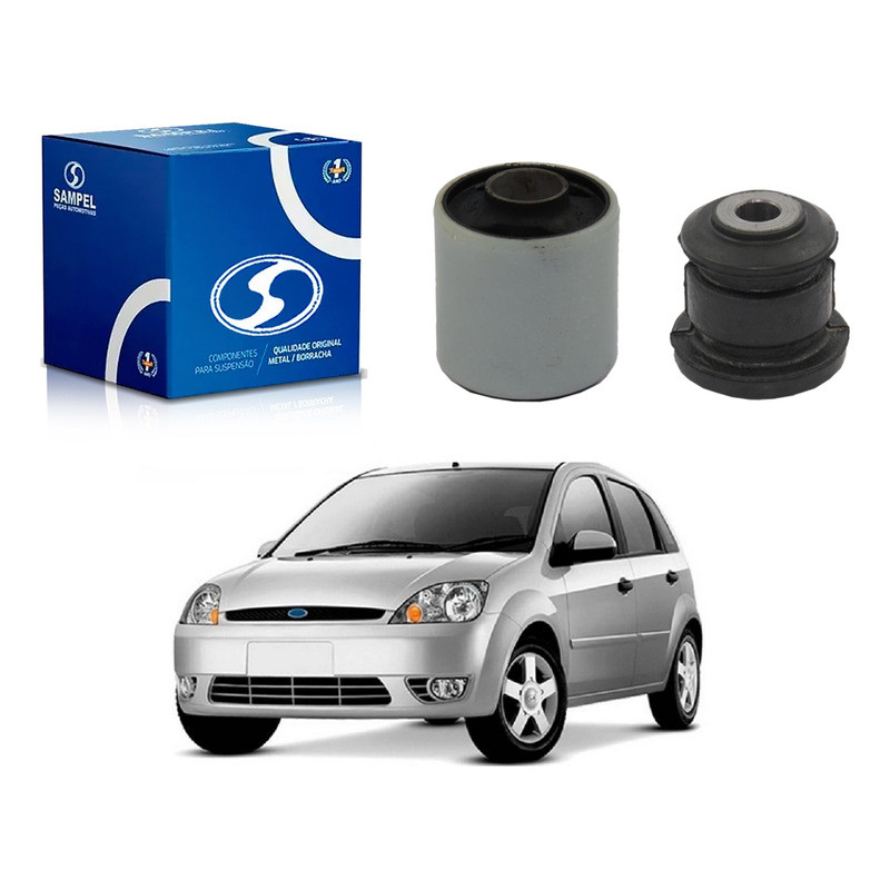 Par Bucha Bandeja Dianteira Fiesta 1.0 1.6 2003 A 2006 em Oferta na Shopee