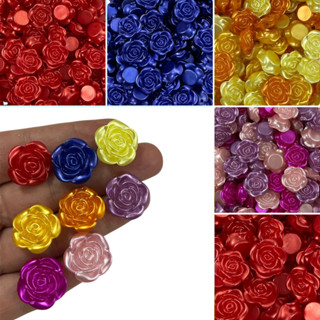 Flor Passante Rosas ABS 20 Peças 19MM/14MM - Artesanato em Oferta na Shopee