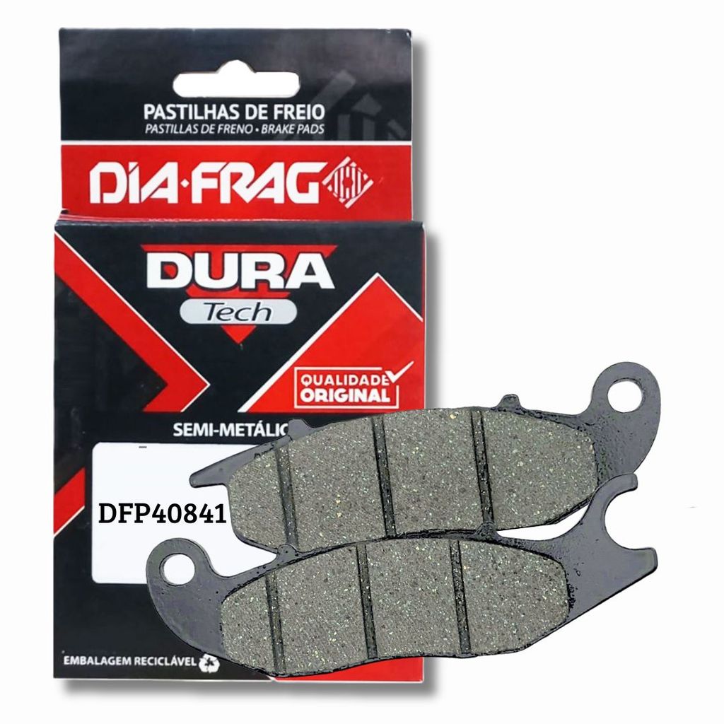 Pastilha de Freio Dianteira Fz25 250 2018-2025 / Fazer 250 2016-2023 Diafrag (Semimetálica) em Oferta na Shopee