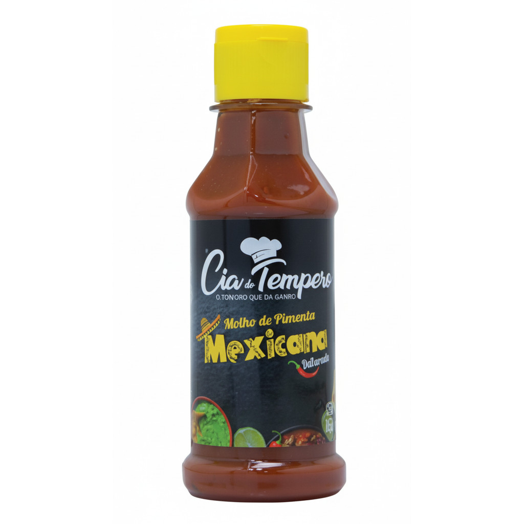 Molho Pimenta Mexicana - CIA DO TEMPERO