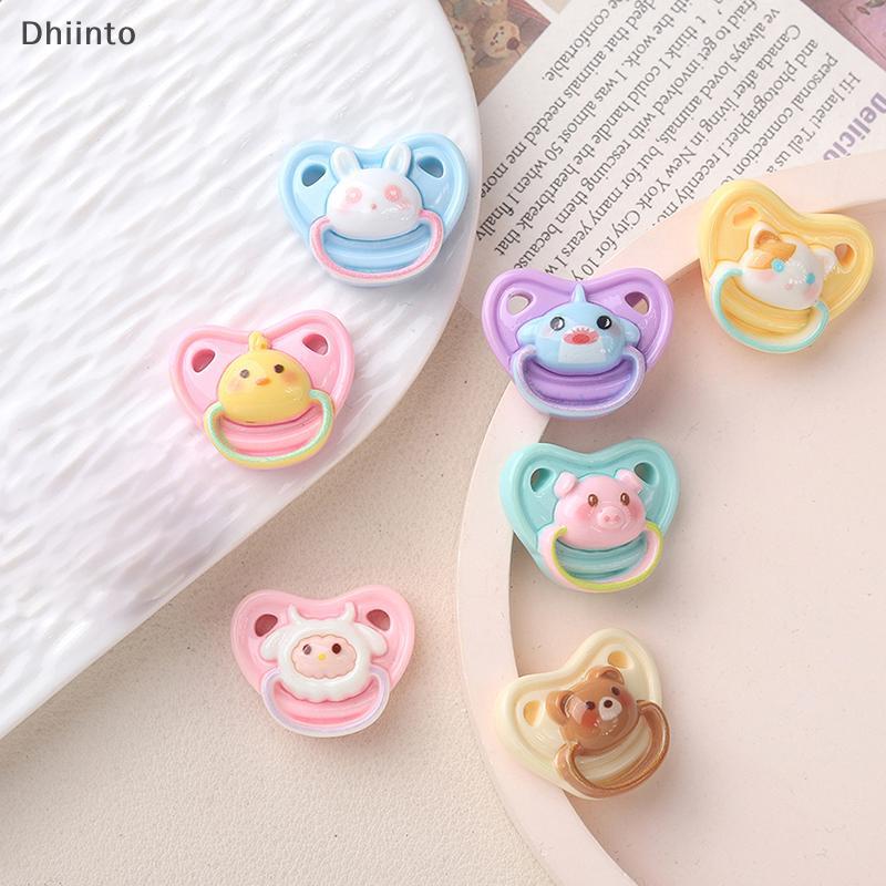 [Dhiint] 10 Peças Chupeta De Boneca Adorável , Suprimentos Para Casa De Brincar , Mamilos Bonecas , Crianças , Acessório
