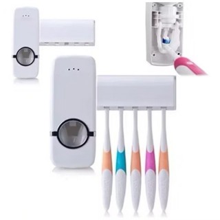 Dispensador e Suporte para Escova de Dentes Banheiro Porta-Escovas Organizador Prático em Oferta na Shopee