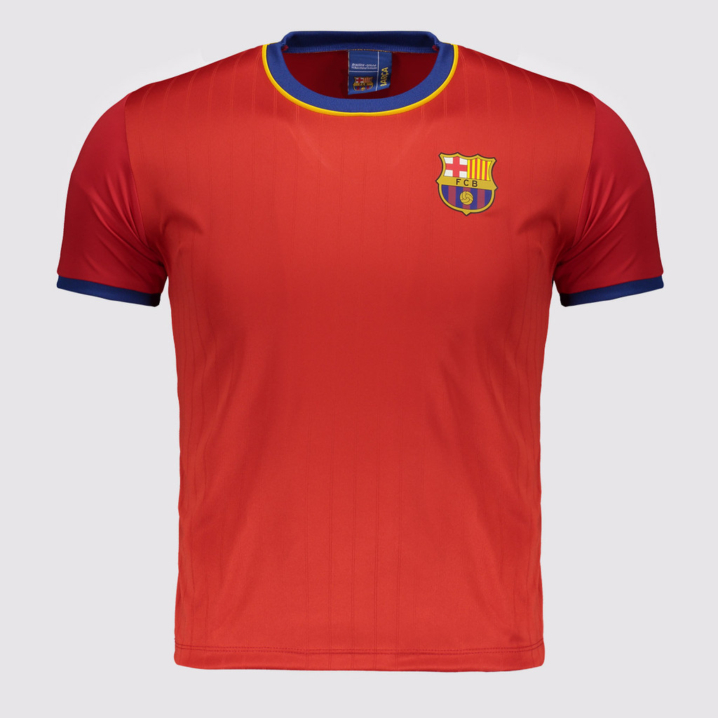 Camisa Barcelona Trophy Juvenil Vermelha