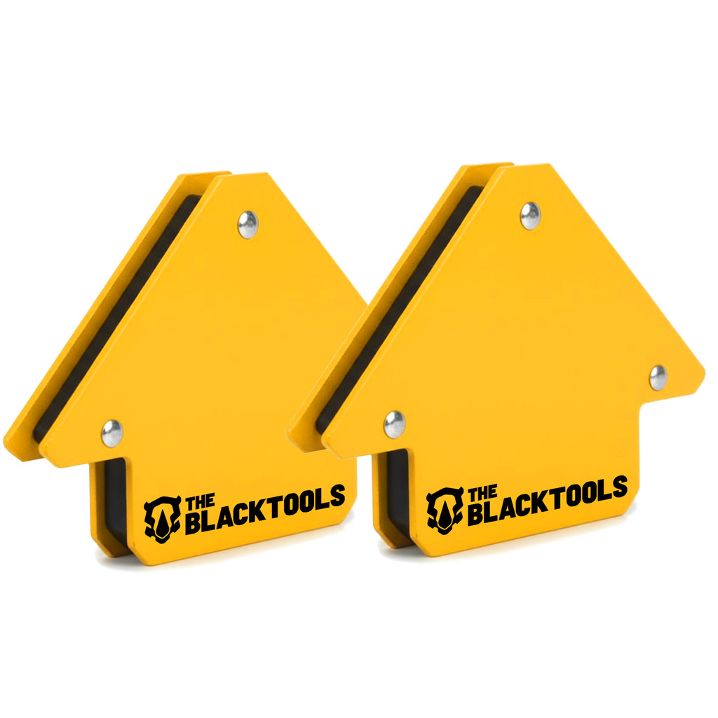 Esquadro Magnetico Soldador Para Solda Com Ima 12 Kg Kit 2 Peças The Black Tools em Oferta na Shopee