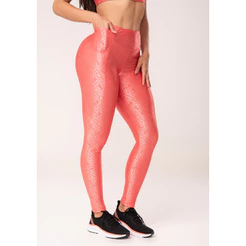 LEGGING FEMININA LOGOMANIA RECORTES E BOLSOS FLOW DLK
