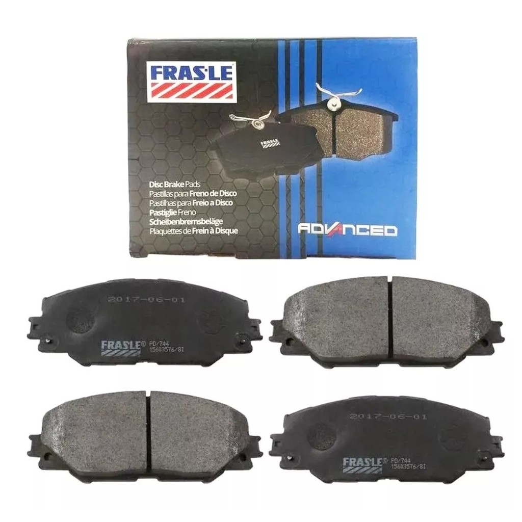 Pastilhas de Freio Dianteiras Toyota RAV4 2005/2019 Fras-le PD744