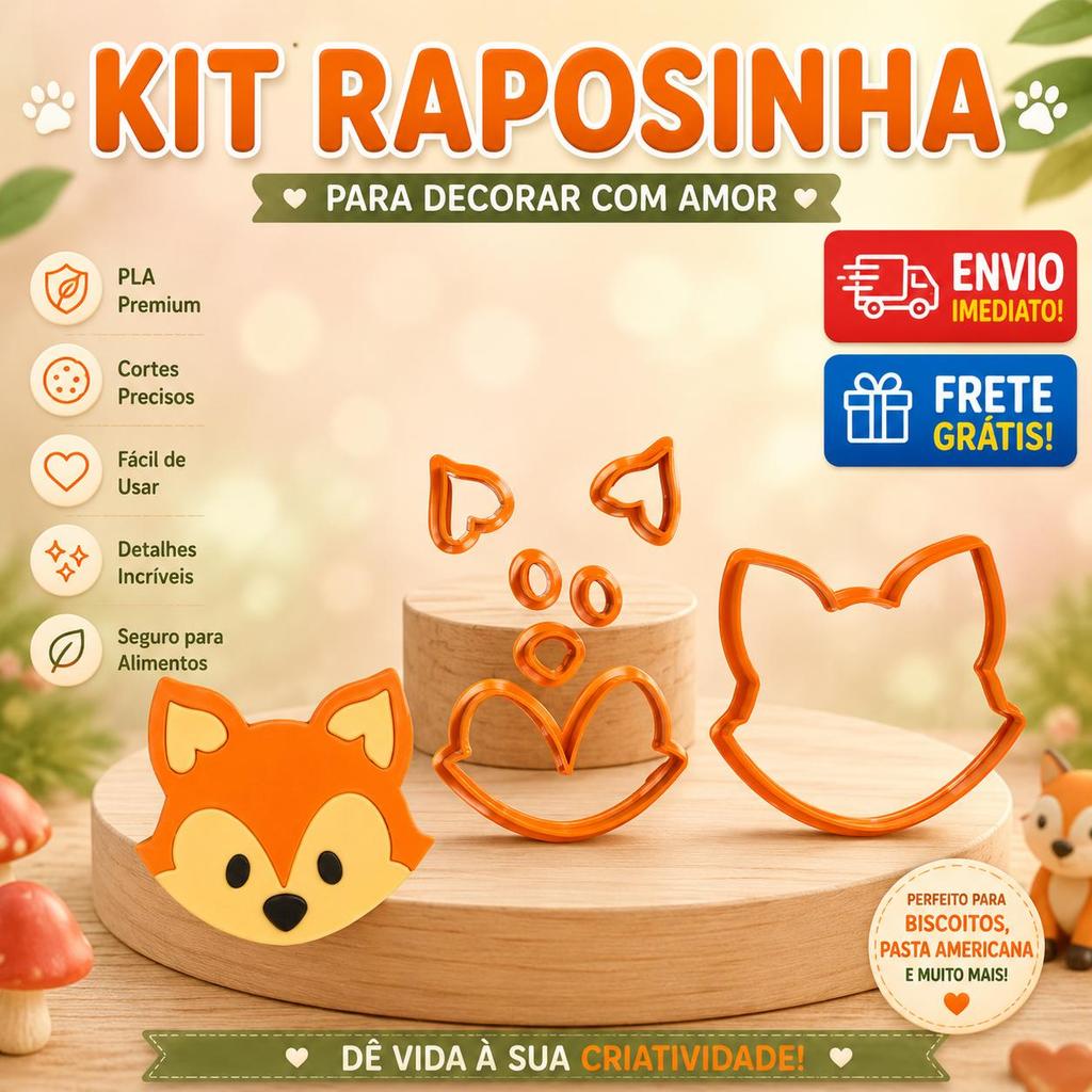 Kit Cortador Raposa 5 cm