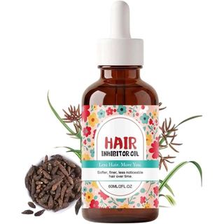 Óleo Depilatório Elovelle, Óleo Natural de Cyperus Rotundus para Remoção de Pelos, Óleo Corporal Natural para Pele Macia