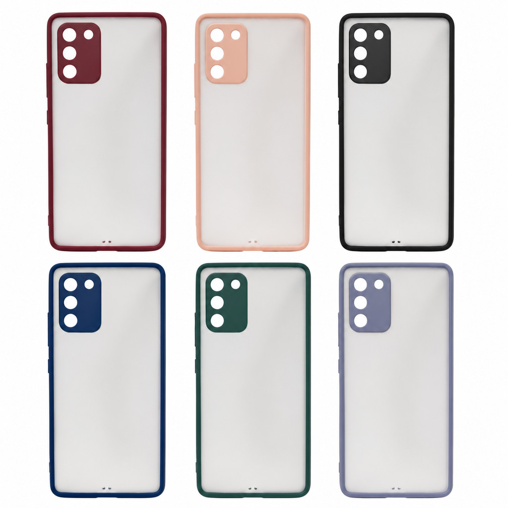 Capa Ultrafina Fosca Varias Cores Compatível com S10 LITE Silicone Flexível