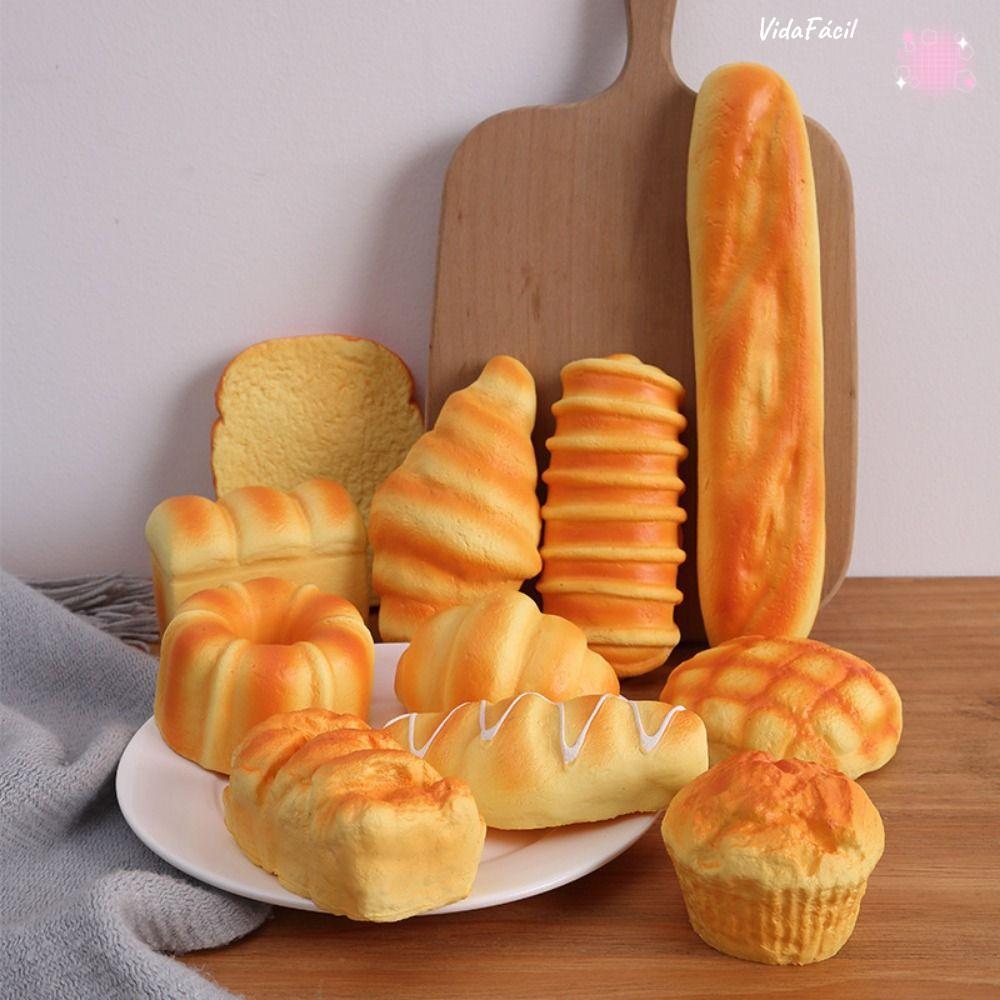 Modelos De Pão Artificial Perfumado , Brinquedo Amarelo Do Alívio Estresse Playhouse , Brinquedos Aperto Modelo Da Torra