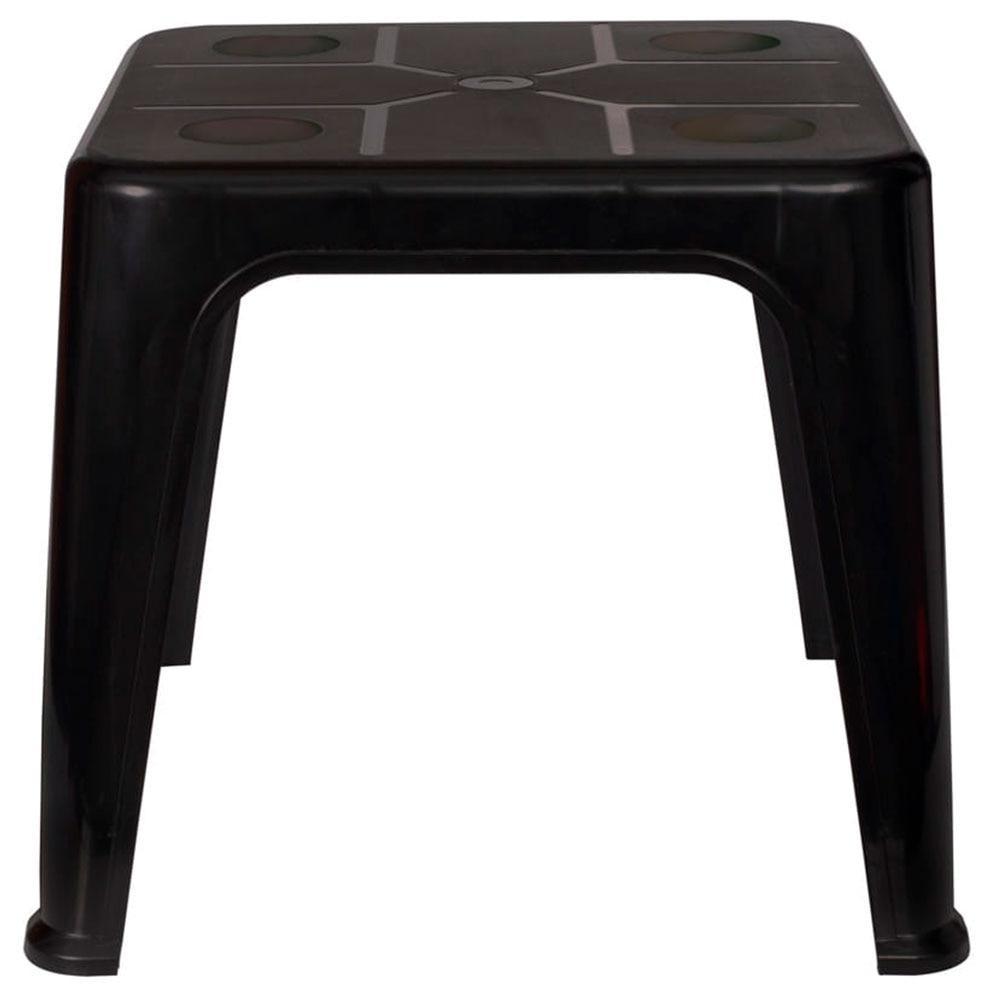 Mesa de Apoio Quadrada Mor, Preta