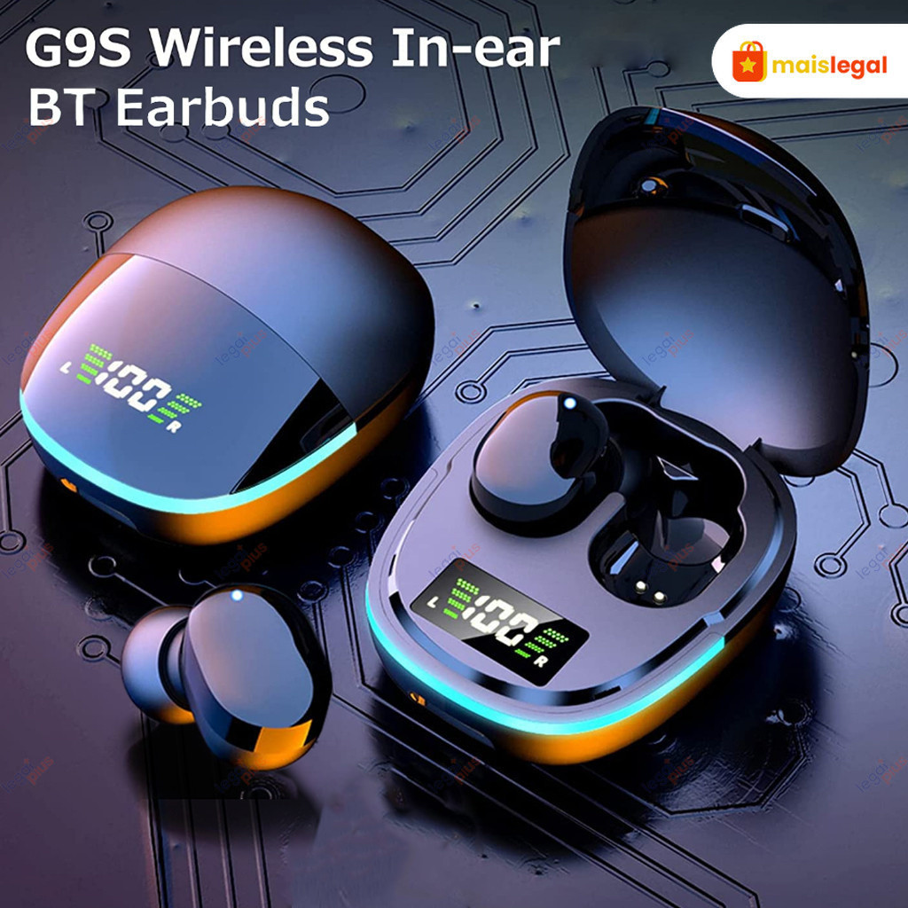 Fone De Ouvido Gaming G9S/E6S Sem Fio Bluetooth Com De Ruído À prova d'água Som estéreo HiFi Com microfone - TX